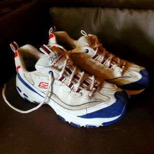 Sketchers Red, White & Blue D'Lites